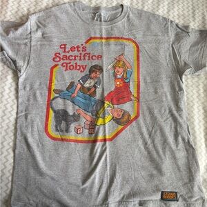 Let’s Sacrifice Toby T-Shirt with Retro Print